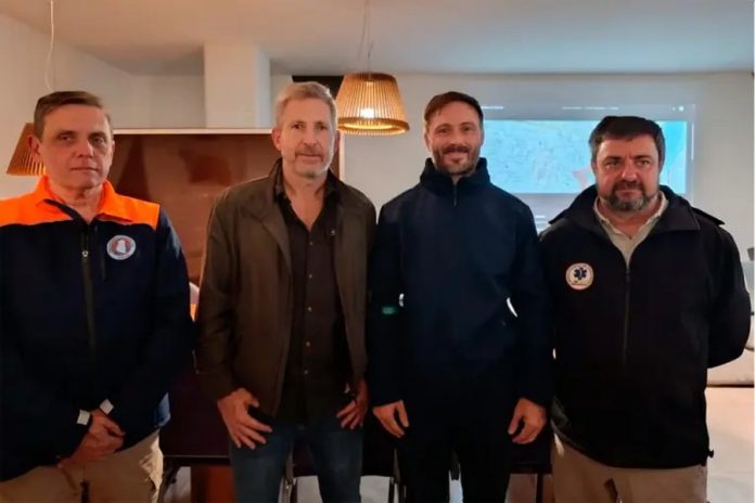 Frigerio y Azcué se reunieron en Concordia por el río Uruguay