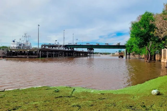 El río Uruguay baja lento y Concepción del Uruguay sigue en alerta