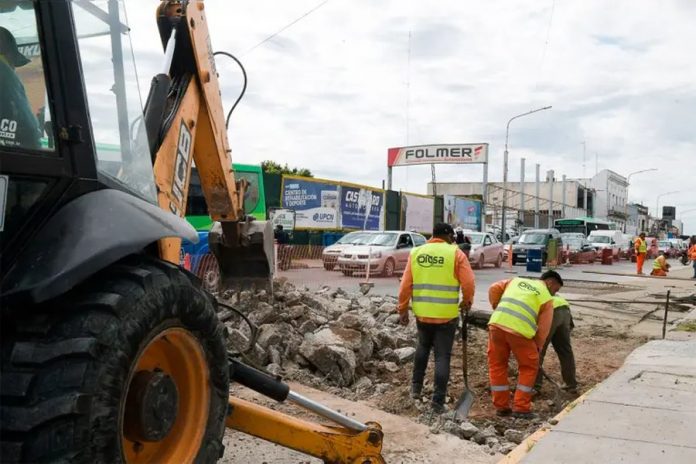 Trabajos en avenida Almafuerte: reducen tránsito en Paraná al menos 7 días