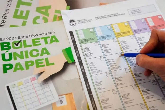 Boleta Única de Papel: arrancan capacitaciones en Entre Ríos