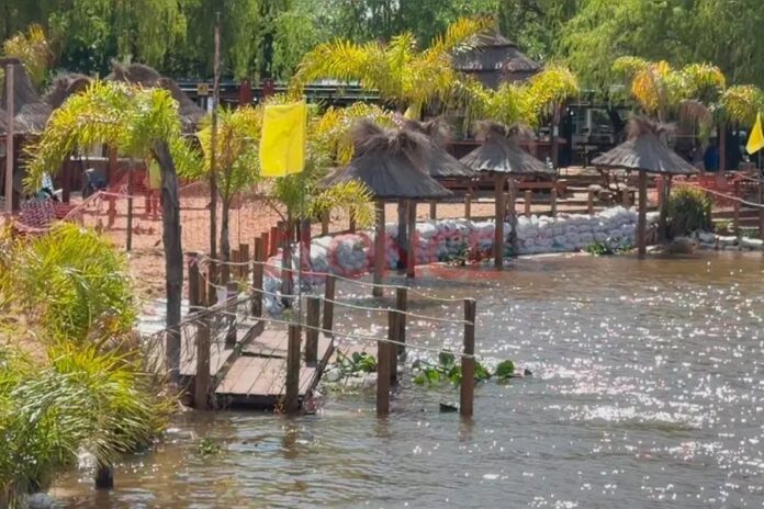 El Paraná creció 46 cm en una semana: la alerta en las playas del Rowing
