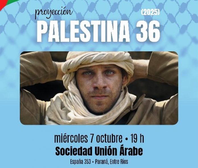 En Paraná, a tres años de la ofensiva en Gaza: jornada con cine y arte