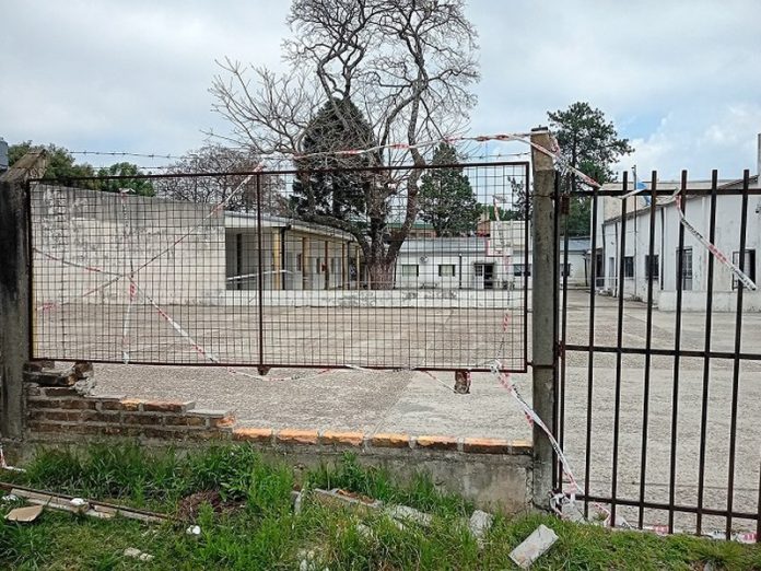 Belgrano 57: el temporal arruinó aulas y el gremio exige fondo de emergencia