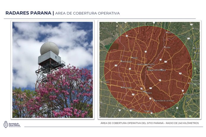 Entre Ríos sumará un radar meteorológico en Paraná en diciembre