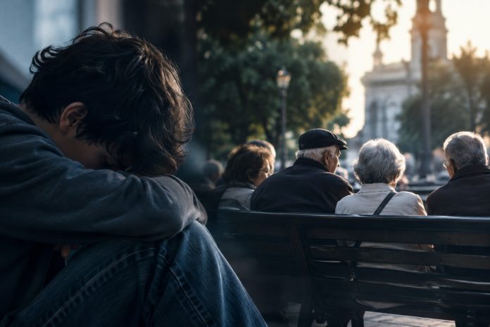 La crisis también enferma: jóvenes sin horizonte y adultos mayores acorralados