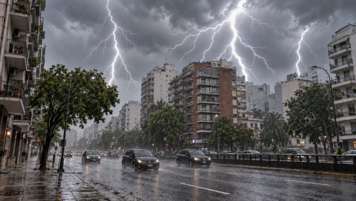 48 horas de inestabilidad: tormentas, granizo y lluvias intensas en el noreste